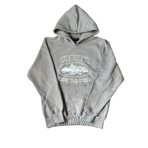 corteiz hoodie grey