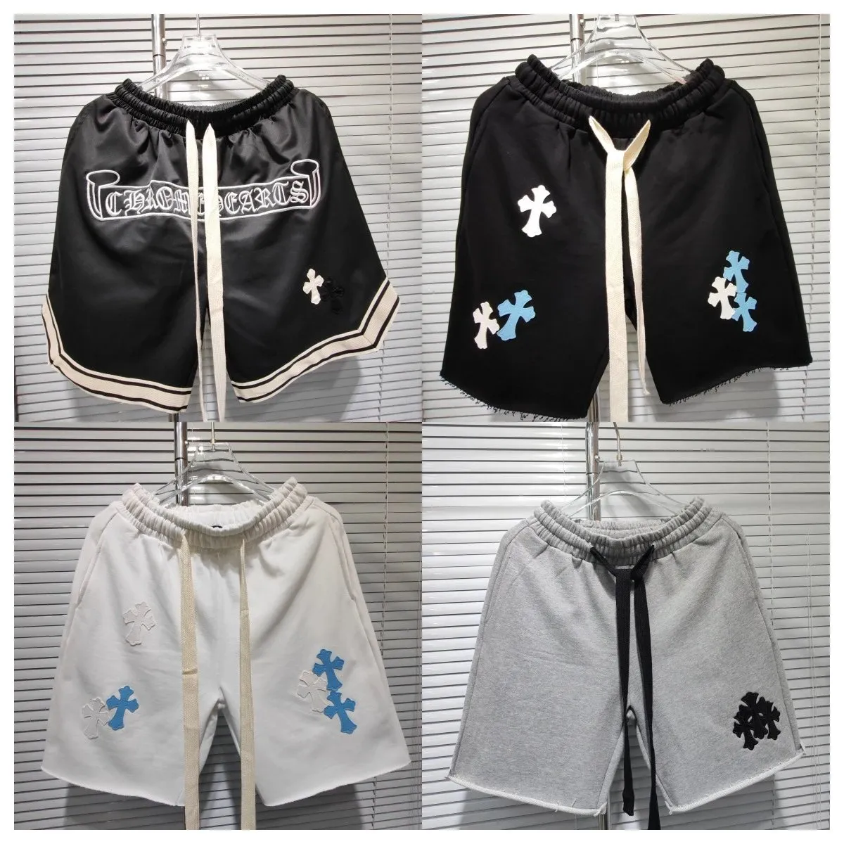 25ss高品质夏季新款梭织速干面料休闲短裤男女款一件批发 (48)
